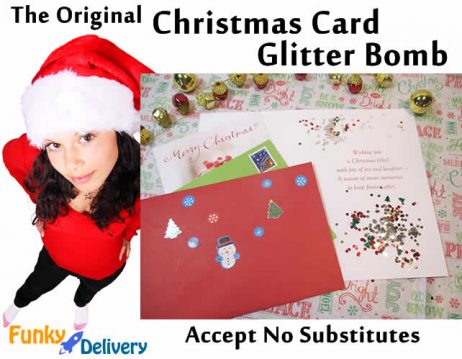 Original Christmas Card Glitter Bomb