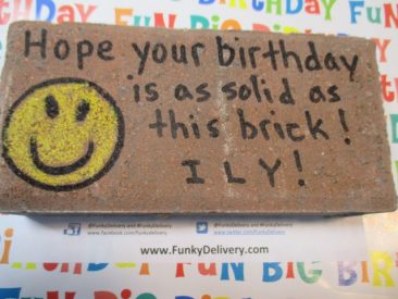 Hope Your Birthday is as Solid as this Brick