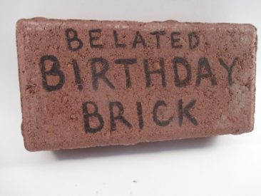 Mail a Brick - Belated Birthday Brick