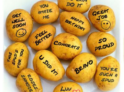 Potato Bouquet - Your Messages on Potatoes