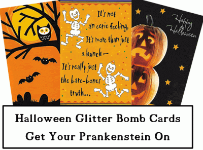 Halloween Glitter Bomb Cards - Fun Halloween Prank in the Mail