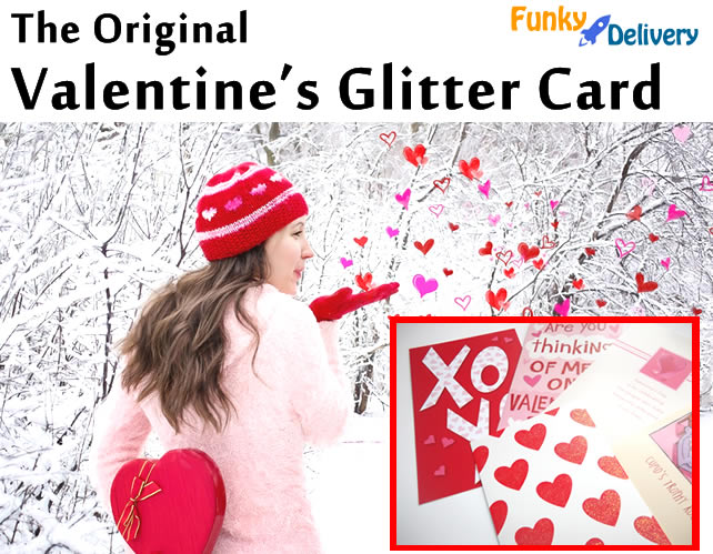 Valentine's Day Cards and Glitter Bomb Cards