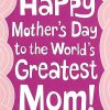 Happy Mother's Day Card to World's Greatest Mom - Custom Card