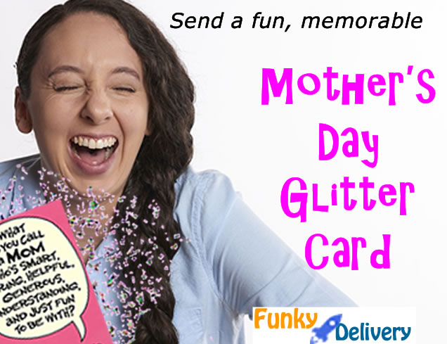 Mother's Day Glitter Bomb Card - Fun Mothers Day Card