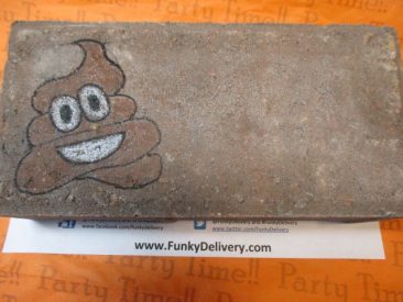 Poop Emoji Brick - Send a Poop Emoji Brick