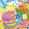 Spanish Birthday Glitter Bomb Card