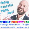 Birthday Confetti Card - Exploding Confetti Card