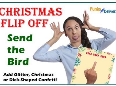 Christmas Middle Finger Letter - Holiday Bird by Mail