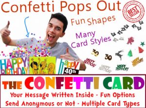 Fun Confetti Card = Exploding Confetti Card