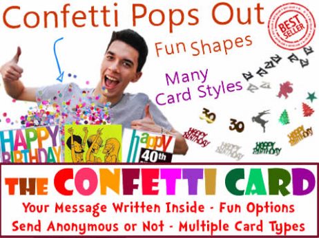 Fun Confetti Card = Exploding Confetti Card