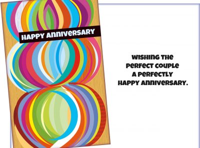 Happy Anniversary Card to a Perfect Couple
