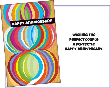 Happy Anniversary Card to a Perfect Couple
