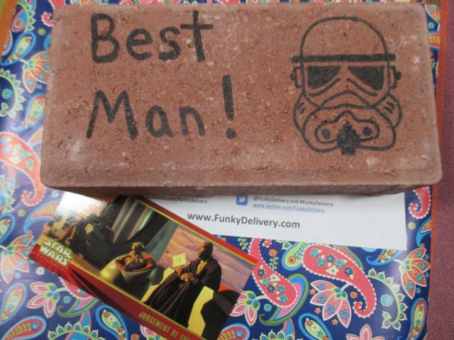 Best Man Star Wars Brick - Funky Delivery Brick