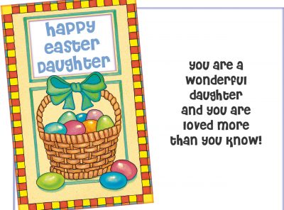 Happy Easter Daughter - Custom Easter Card