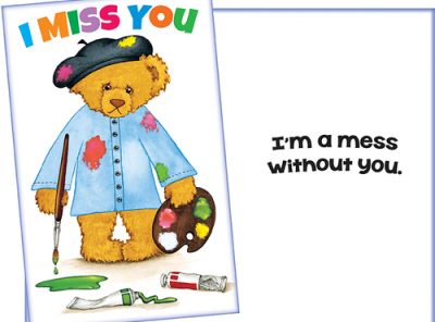 I Miss You - I'm a Mess Without You - Card Sent for You