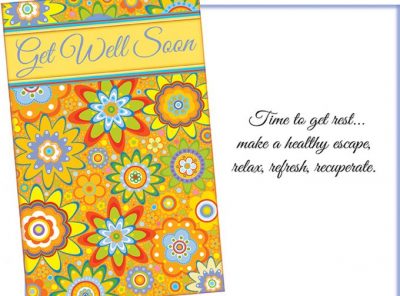Get Well Soon - Time to get rest... make a healthy escape, relax, refresh, recuperate. - Get Well Card Sent for You