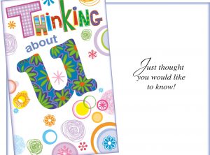 Thinking of U - Thought You Would Like to Know - Fun Card Sent for You