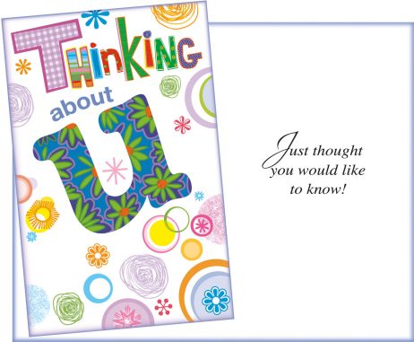 Thinking of U - Thought You Would Like to Know - Fun Card Sent for You