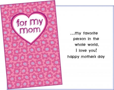 Favorite Person in the World - Mother's Day Card