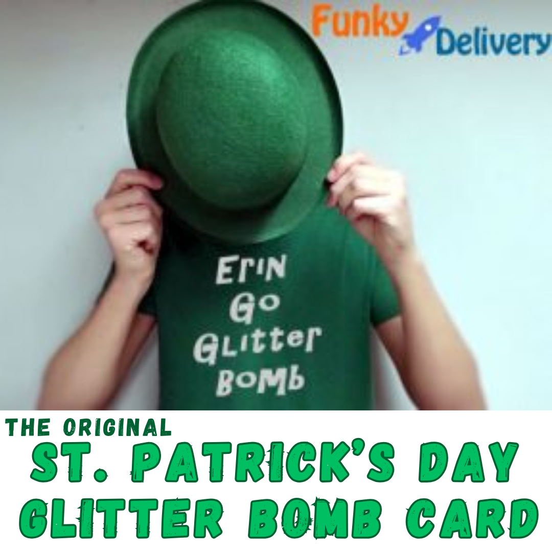 Original St. Patrick's Day Glitter Bomb Card